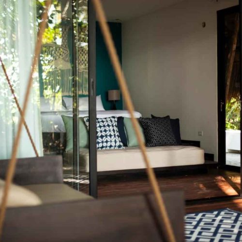 Spavaća soba narandžaste boje